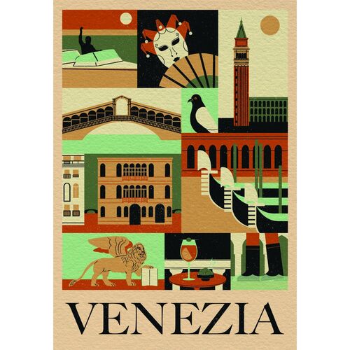 Puzzle Venecia Style in the City 1000pzs