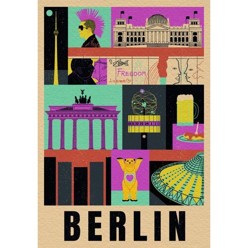 Puzzle Berlin Style in the City 1000pzs
