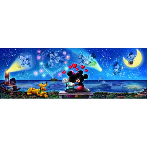 Puzzle Panorama Mickey & Minnie Disney 1000pzs