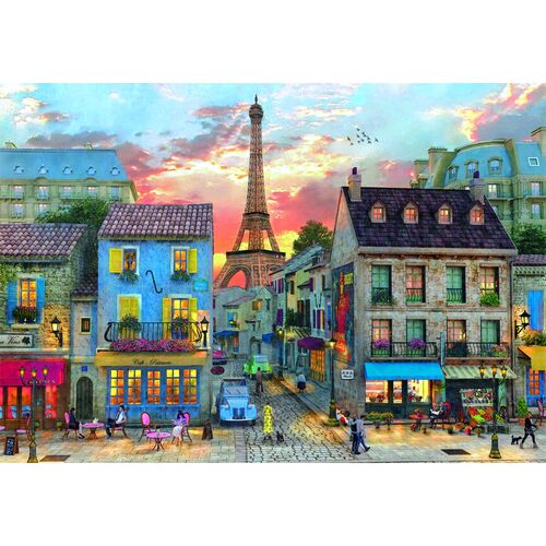 Puzzle Streets of Paris High Quality 1000pzs