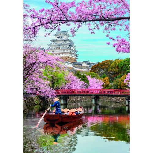 Puzzle Himeji Castle in Spring High Quality 1000pzs