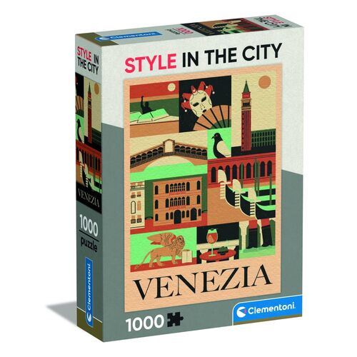 Puzzle Venecia Style in the City 1000pzs