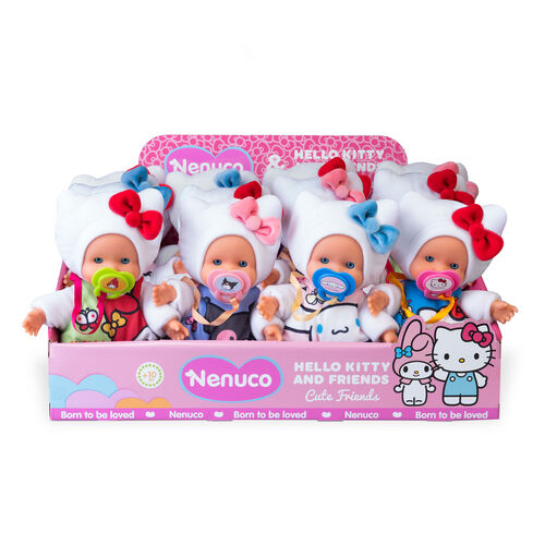 Muñeco Nenuco Cute Hello Kitty 15cm surtido