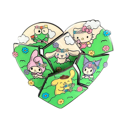 Blind Box Mystery Enamel Pin Hello Kitty and Friends Loungefly surtido