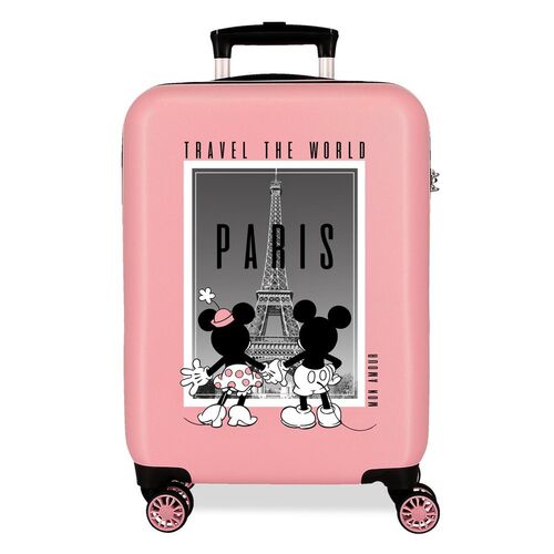 Disney Mickey & Minnie Paris ABS trolley suitcase 55cm