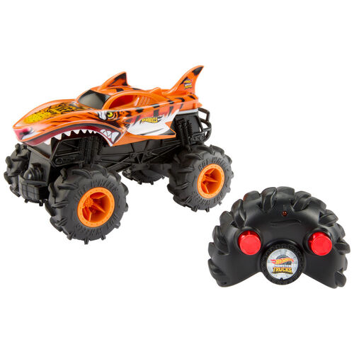 Coche radio control Tiger Shark Monster Trucks Hot Wheels
