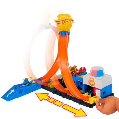 Pista Super Estacion de Policia City Hot Wheels
