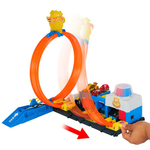 Pista Super Estacion de Policia City Hot Wheels