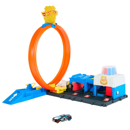 Pista Super Estacion de Policia City Hot Wheels