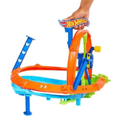 Pista Desafio Turbina de Accion Stunt Tracks Hot Wheels
