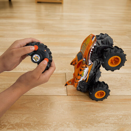 Coche radio control Tiger Shark Monster Trucks Hot Wheels