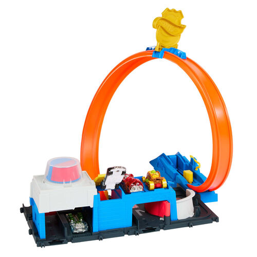 Pista Super Estacion de Policia City Hot Wheels
