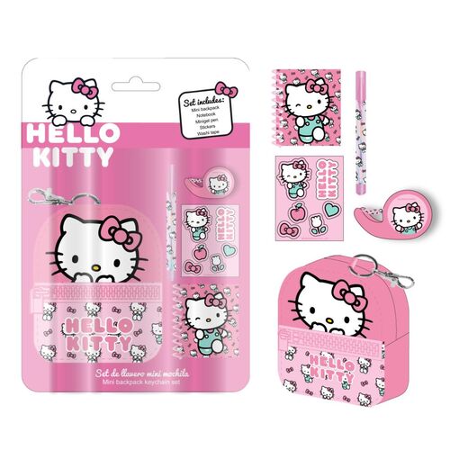 Hello Kitty Stationery mini backpack set
