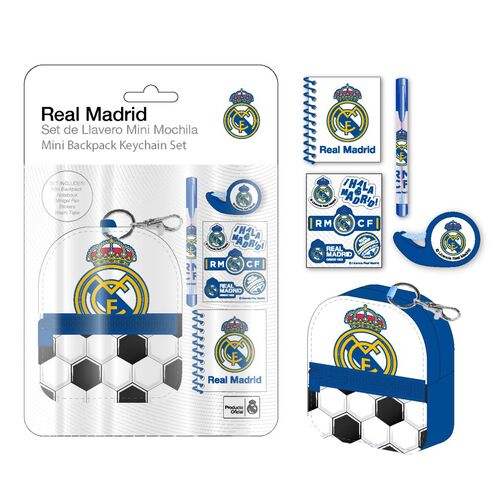 Real Madrid Stationery mini backpack set
