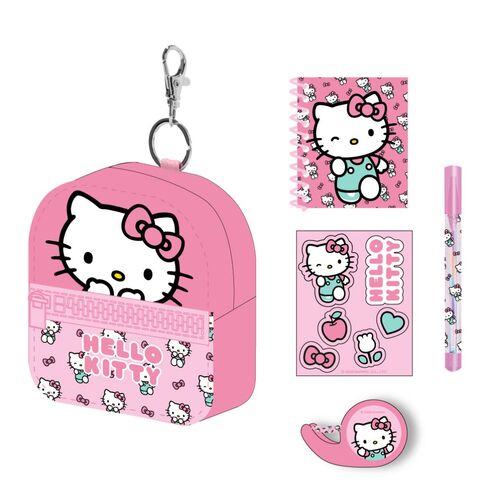 Hello Kitty Stationery mini backpack set