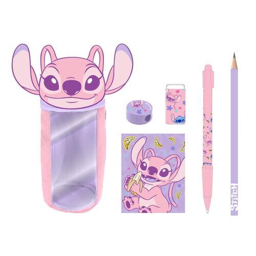 Disney Stitch assorted plush pencil case