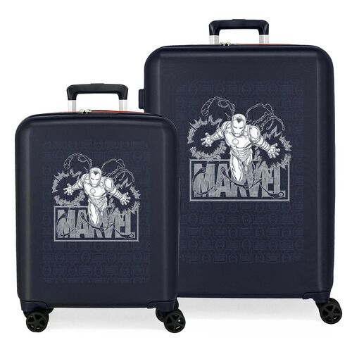 Marvel Iron Man ABS pack 2 trolley suitcases