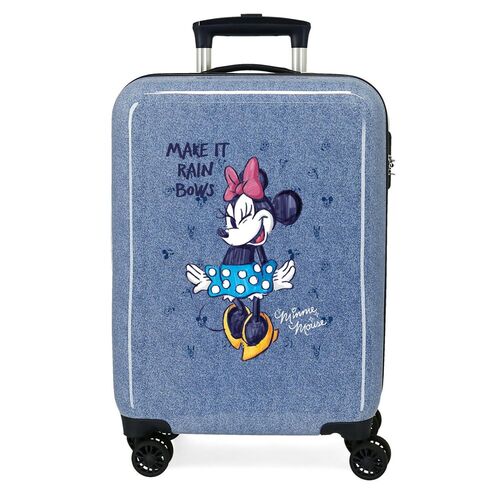 Maleta trolley ABS Make It Rain Bows Minnie Disney 55cm