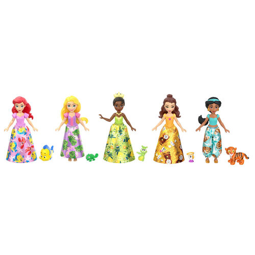 Blister 5 muñecas Princesas Disney
