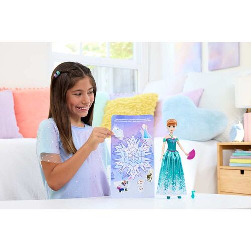 Muñeca Spin And Reveal Anna Frozen Disney