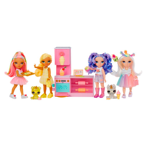 Rainbow High Little Dessert Shop with Kandy playset + doll