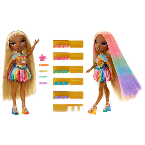 Rainbow High Hair Chalk & Style Meline doll