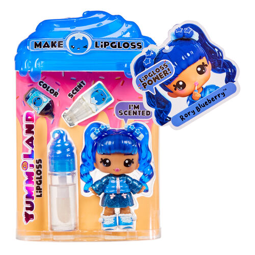 Yummiland assorted Mini doll + lip gloss