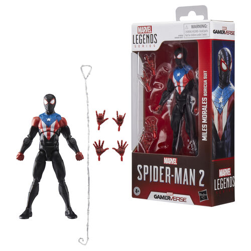 Marvel Legends Spider-Man 2 Miles Morales Boricua Suit figure 15cm