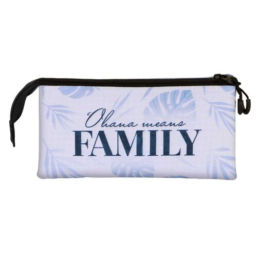 Disney Stitch Couple triple pencil case