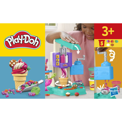 Play-Doh Multicoloured ice cream parlour