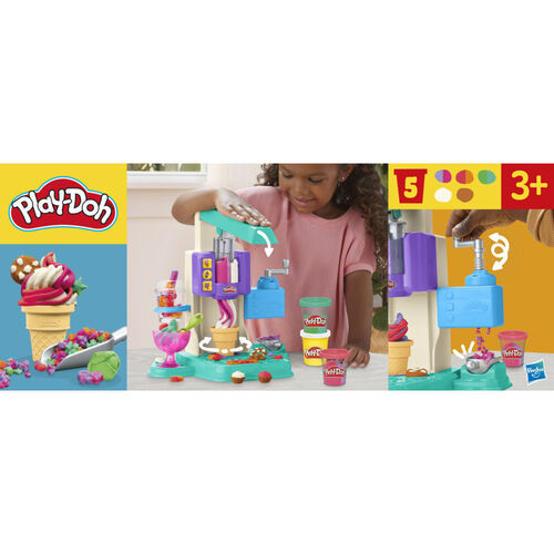 Play-Doh Multicoloured ice cream parlour