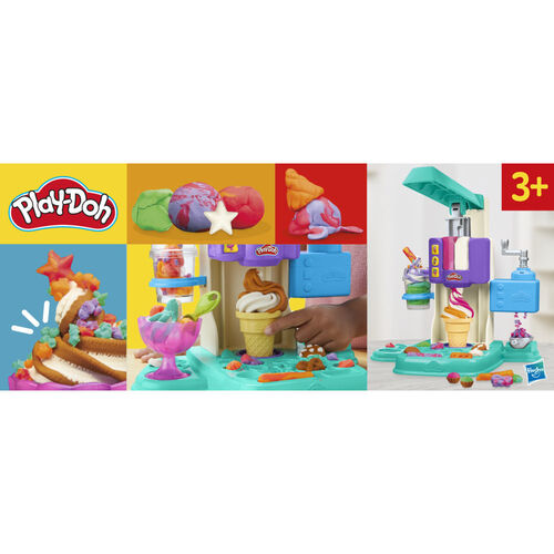 Play-Doh Multicoloured ice cream parlour