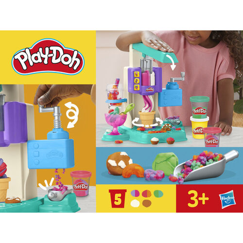 Play-Doh Multicoloured ice cream parlour