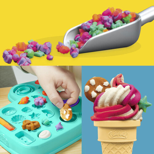 Play-Doh Multicoloured ice cream parlour