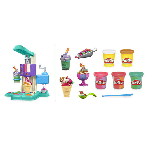 Play-Doh Multicoloured ice cream parlour