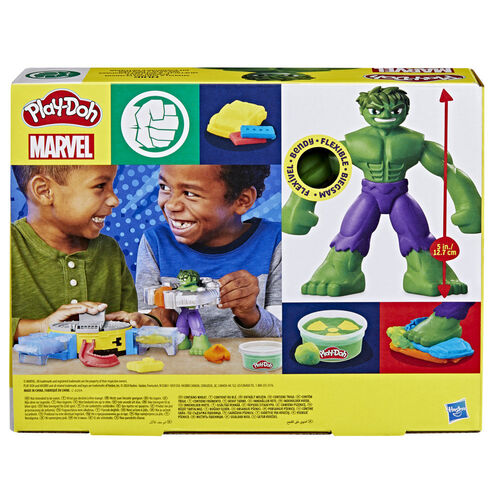Play-Doh Marvel Hulk Crushes and shapes