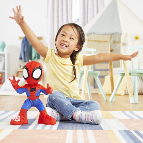 Muñeco peluche Spidey Baila y Gatea Spidey and His Amazing Friends Marvel