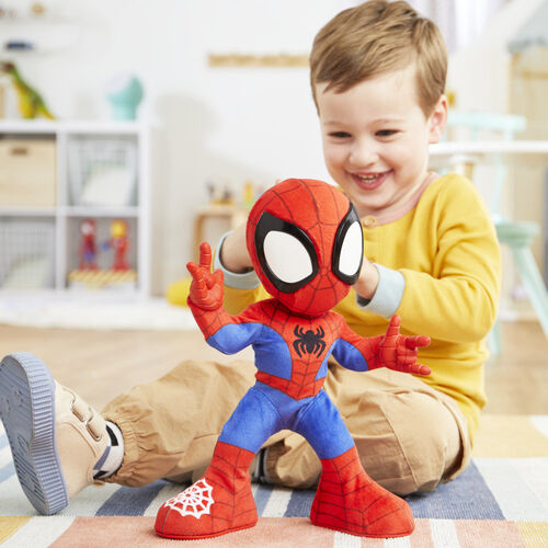 Muñeco peluche Spidey Baila y Gatea Spidey and His Amazing Friends Marvel