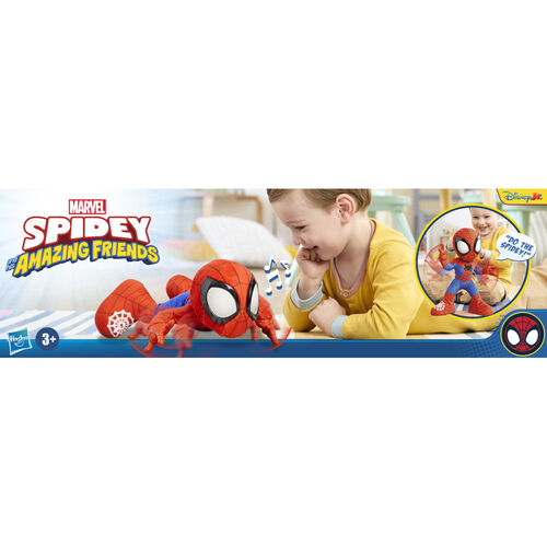 Muñeco peluche Spidey Baila y Gatea Spidey and His Amazing Friends Marvel