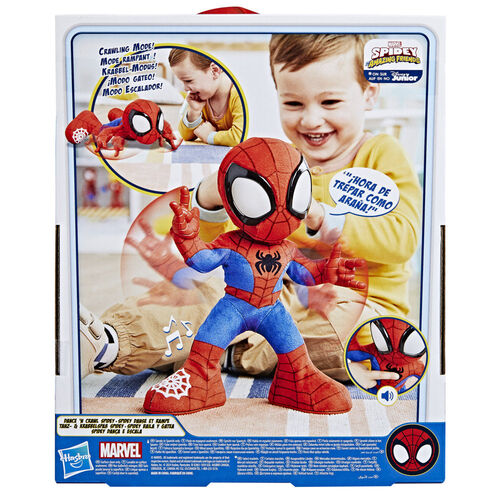 Muñeco peluche Spidey Baila y Gatea Spidey and His Amazing Friends Marvel