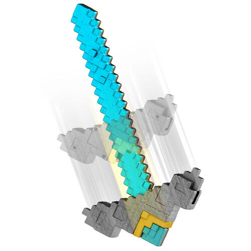 Minecraft The Movie Transformable Sword Pickaxe