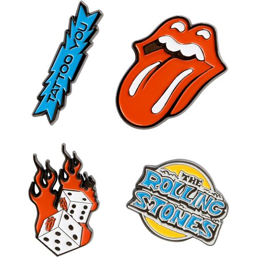 Set 4 pins Rolling Stones