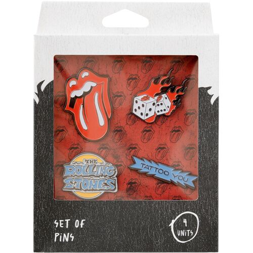 Set 4 pins Rolling Stones