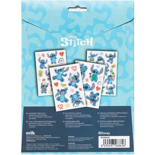Disney Stitch reusable sticker set