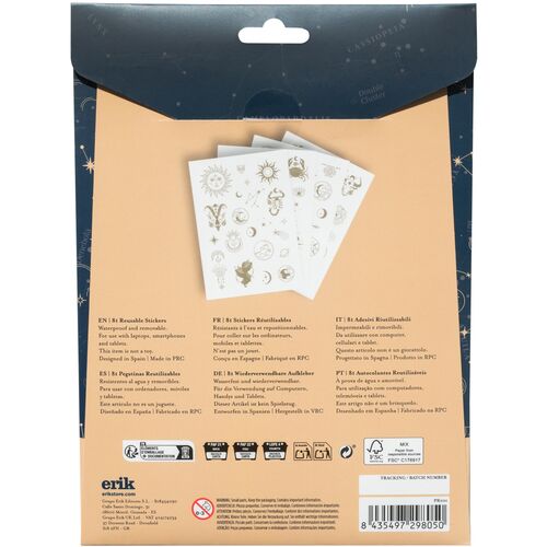 Set pegatinas reutilizables Astral