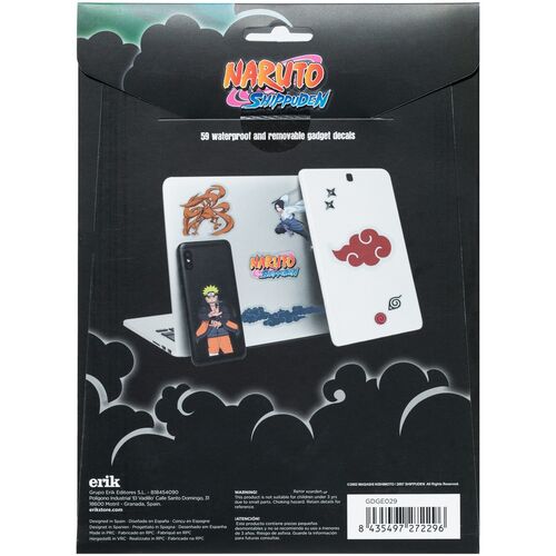 Set pegatinas reutilizables Naruto Shippuden