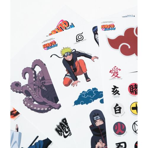 Set pegatinas reutilizables Naruto Shippuden