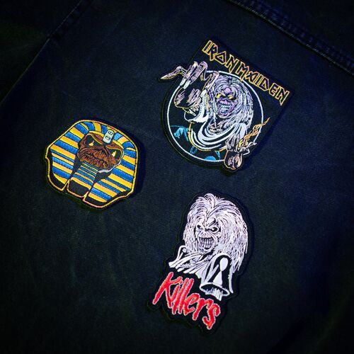 Set 3 parches Iron Maiden