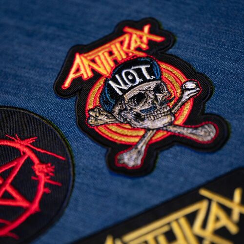 Set 3 parches Anthrax