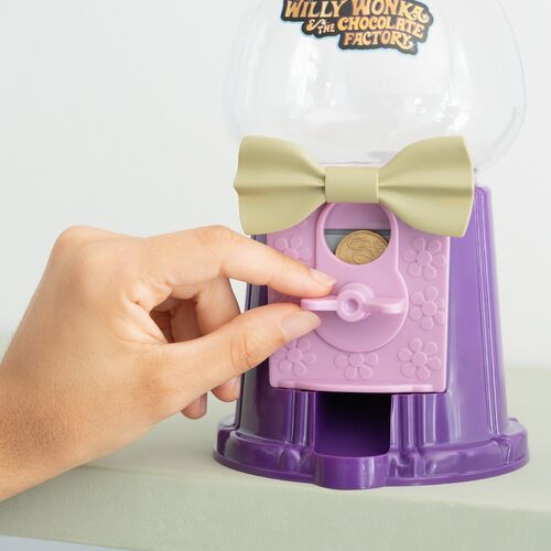 Willy Wonka chewing gum ball vending machine